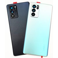 Original Gorilla Glass Battery Cover, Back Door, Rear Housing Panel Case, Camera Lens Adhesive, OPPO Reno6 Pro 5G