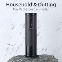 Portable Small Electric USB Rechargeable Coffee Grinder Stainless Steel Coffee Beans Grinder for Home