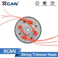 XCAN 1pc Universal 4 Lines Bump Speed Feed String Trimmer Head Grass Trimmer Head For Gasoline Lawn Mower Brush Cutter Head