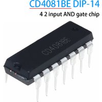 10PCS CD4081BE DIP-14 CD4081 CMOS Quad 2 Input AND Gate In-line 4081 DIP14