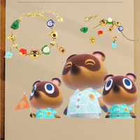 New Animal Crossing: Diy Bracelet Fashion Cartoon Trend Accessories Game Peripheral Cosplay Props Children's Birthday Gifts