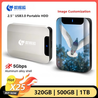 Portable HDD External Hard Drive Disk 320GB 500GB 1TB USB3.0 disco duro externo Storage Compatible for PC/Mac/Desktop/PS4/PS5