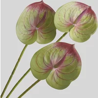 Simulated Flower Living Room Home Decoration Artificial Plant Simulation 3D Printing Film Red Palm Wedding Decoration