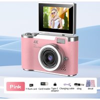 Digital Camera,2.4-inch HD rotating screen,4K video recording,800mAh battery capacity,48 megapixels,Beauty function,Autofocus