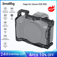 Small rig kamera käfig für canon eos r50 arca schweizer schnell wechsel platte für dji rs2/rsc2/rs 3 pro kardanisch & stativ w kalt schuh 4214