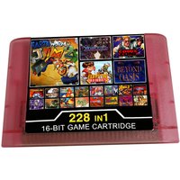 16 BIT MD Game Card For Sega Mega Drive For Sega Genesis and for original console Shooting 228 in1