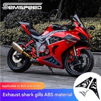 1 paire pour QJmotor SRK800 QJ SRK 800RS/RR SRK600RS couvercle d'échappement panneau de couverture de pare-brise latéral capot inférieur
