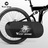 WEST BIKING Bicycle Sprocket Cover MTB Road Bike Crankset Protection Cover Waterproof Reflective Chain Cover Bike Accessories