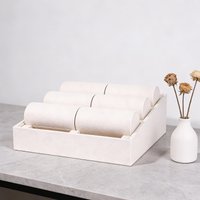 Multi Layer PU Leather Bracelet Holder Jewelry Display Rack for Shop Window Home Accessory Storage