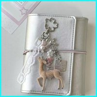 3D Christmas Elk Keychains Ring For Women Men Deer Animal Pendant Bag Box Car Charm Jewelry