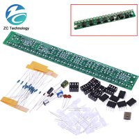 USB audio spectrum lamp kit LED car volume level indicator music audio display circuit board to increase the hands-on ability