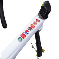 AliExpress Creative Bicycle Sticker Hamburg Ice Cream DIY Decoration Decals For MTB Road Bike Frame Waterproof cycling accessories