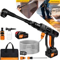 21VWater Gun Spray Cleaner Car Washer,with 3000mAh battery,Handheld High Pressure Washer for Car/Floor/Garden Cleaning and Water image 4