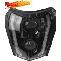 AliExpress PowerMotor Motorcycle Headlight LED for KTM EXC 300 XCF SX XC XCW EXCF 125 250 300500 2017 2023 Dirt Bike Headlamp Moto Custom Enduro