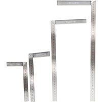 L Square Ruler Angle 90 Turning Ruler Woodworking Measuring Tool 250mm-600mm Metal Straight Woodworking Tools