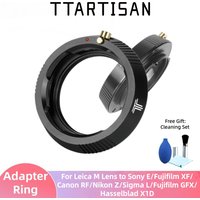 TTArtisan M-Mount Lens Adapter Ring For Leica M Lens to Sony E/Fujifilm XF/Canon RF/Nikon Z/Sigma L/Fujifilm GFX/Hasselblad X1D