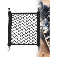AliExpress NONE Motorcycle Cargo Net Cargo Net for Bike Rack with Hooks Elastic Luggage Storage Tie Down Mesh Web for Bicycles Carts E-Vehicles