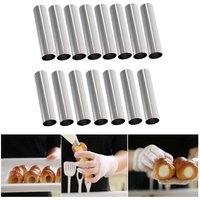 15Pcs Cannoli Form Tubes Pastry Baking Set for Making Butter Desserts Pastries Cooking Kitchen Tools