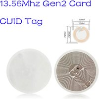 RFID Rewritable Smart Chip CUID Gen2 Electronic Tag 25MM Sticker 13.56Mhz 1K S50 0 Sector Changeable Token NFC Clone Key