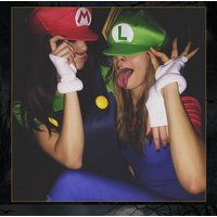 Super Mario Bros Luigi Cartoon Cosplay Hat Classic Game Anime Figure Halloween Funny Clothes Unisex Kids Adult Cap Party Gifts