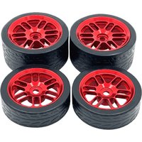 Metal Upgrade Remote Control Car Racing wheel hub tire Fit For WLtoys 244016 LOSI Micro-B 1/24