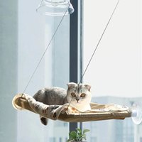 Lit suspendu pour chat, hamac aérien pour chat, maison pour chaton, cadre d'escalade, siège de fenêtre ensoleillé, roulement de nid, 20kg, hiver
