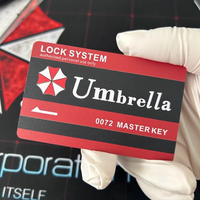 R.P.D. Umbrella Corps Movie Prop Access Card - Official ID Badge with Lanyard Replica