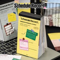 Planner Sticker Book With Smooth Writing Surface For Efficient Task Management Self Discipline And Daily Schedule Organization