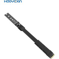 M.2 NVMe SSD Extension Cable Solid Drive Riser Card M.2 SSD PCI-Express 4.0 X4 M Key Extender for M.2 2230 2242 2260 2280 SSD