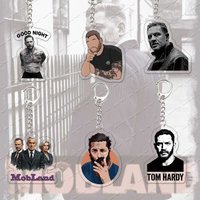 Popular TV Show MobLand Keychain Tom Hardy Fanart Charm Keychains for Accessorie bag Pendant Gifts for Creepypasta Fans