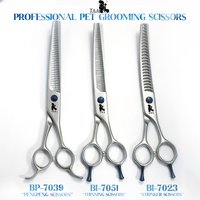 TAA Dog Scissors Professional Pet Scissors Grooming Shears for Dog Scissors Curved Design | Precision Trimming | Sharp & Durable