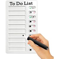 Routine Chart for Kids Adults Sliding Reusable Chore Board Checklist Task Board for Task Planning Home School Office Classroom