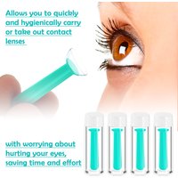 4PCS/SET Contact Lenses Inserter Silicone Portable Travel Remover Tool Waterproof Non-slip Cover Eyeglasses Installer Women Men
