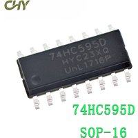 10PCS 74HC595 SOP16 74HC595D SOP SN74HC595D SOP-16 SMD New and Original IC Chipset