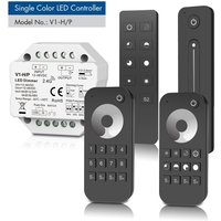 Skydance LED Dimmer Switch DC 12V 24V for Single Color LED Strip Match with RF 2.4G single/multiple zone dimming remote control