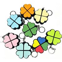 =/Four color grass decompression button 3D printing button keychain accessories, children's decompression toy gif