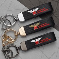 New Classic For Moto Morini Logo X-CAPE Corsaro 750 Seiemmezzo SCR STR Calibro Carbon Fiber Motorcycle Keychain Holder Keyring