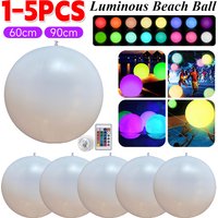 Luminous Beach Ball Light 16 Colors LED Garden Ball Ligh Swimming Pool Inflatable Beach Balloons Balls Wedding Party Decorations