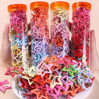 10-20 Pieces Y2K Dopamine-style Star Hairpins For Women. Bangs Clips, Side Clips Ffor Broken Hair. Five-pointed Star BB Clips,
