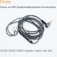 MMCX Kopfhörer-Update-Kabel für Sennheiser Kopfhörer IE900 IE300 IE600 Kopfhörer-Ersatzkabel mit Mikrofonvolumen