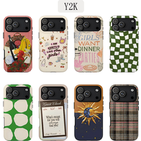 Luxury Y2K Picnic Time Phone Case for iPhone 17 16e 16 15 14 13 12 11 X XS XR XSMAX 7 8 Air Pro Max Plus Double-layer