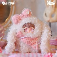 new Yomi Fluffy Bunny Winter Series Vinyl Plush Blind Box Cute Doll Figure Trendy Pendant Ornament Birthday Christmas girl Gift