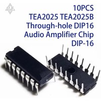 10PCS TEA2025 TEA2025B Through-hole DIP16 Audio Amplifier Chip DIP-16