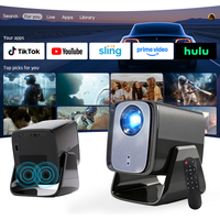 LYNCast Smart Projector with WIFI6 and Bluetooth5.4, 8K Support, X5AR, 1500 ANSI, Surround Sound System Perfect for TV Series, Movies, Gaming, Anime, Sports, K-Dramas, Concerts, home cinema, outdoor,