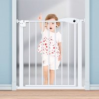 Baby Gate Pet Gate Indoor Stair Childproof Barrier Extra Tall Heavy Duty Thickened Pressure Mounted Fence Pet Cage Pet Supplies
