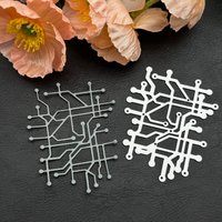 New Arrival Circuit Board Shape Metal Cutting Dies for DIY Scrapbooking Card Making Stencils Embossing Craft Decoration