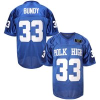 Al Bundy #33 Polk High Movie Football Jersey Stitched Blue S-3XL High Quality