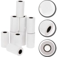 10pcs Thermal Pos Roll 80Mm X 80Mm Premium Smooth Clear Printing For Cash Register Restaurant Retail Store Office