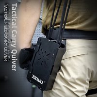 Tactical Compression Arrow Box Arrow Tube Friction Bow Hunting Recurve Bow Archery Quiver Leg Waist Composite Sports Equipment