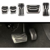 Coussinets de pédales de voiture en acier inoxydable, couvre-pédales pour Ford Focus 2, 3, 4, MK2, MK3, MK4, RS, ST, 2005-2022, Kuga Escape, 2009-2020